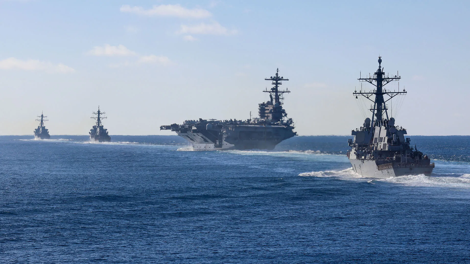 Second U.S. Carrier Strike Group Prepares for Possible Middle East Deployment
